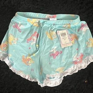 Cute Cartoon Print Pajama Shorts